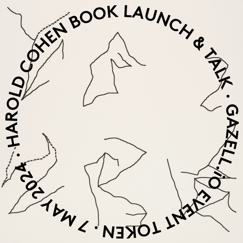 Harold Cohen Book Launch & Talk