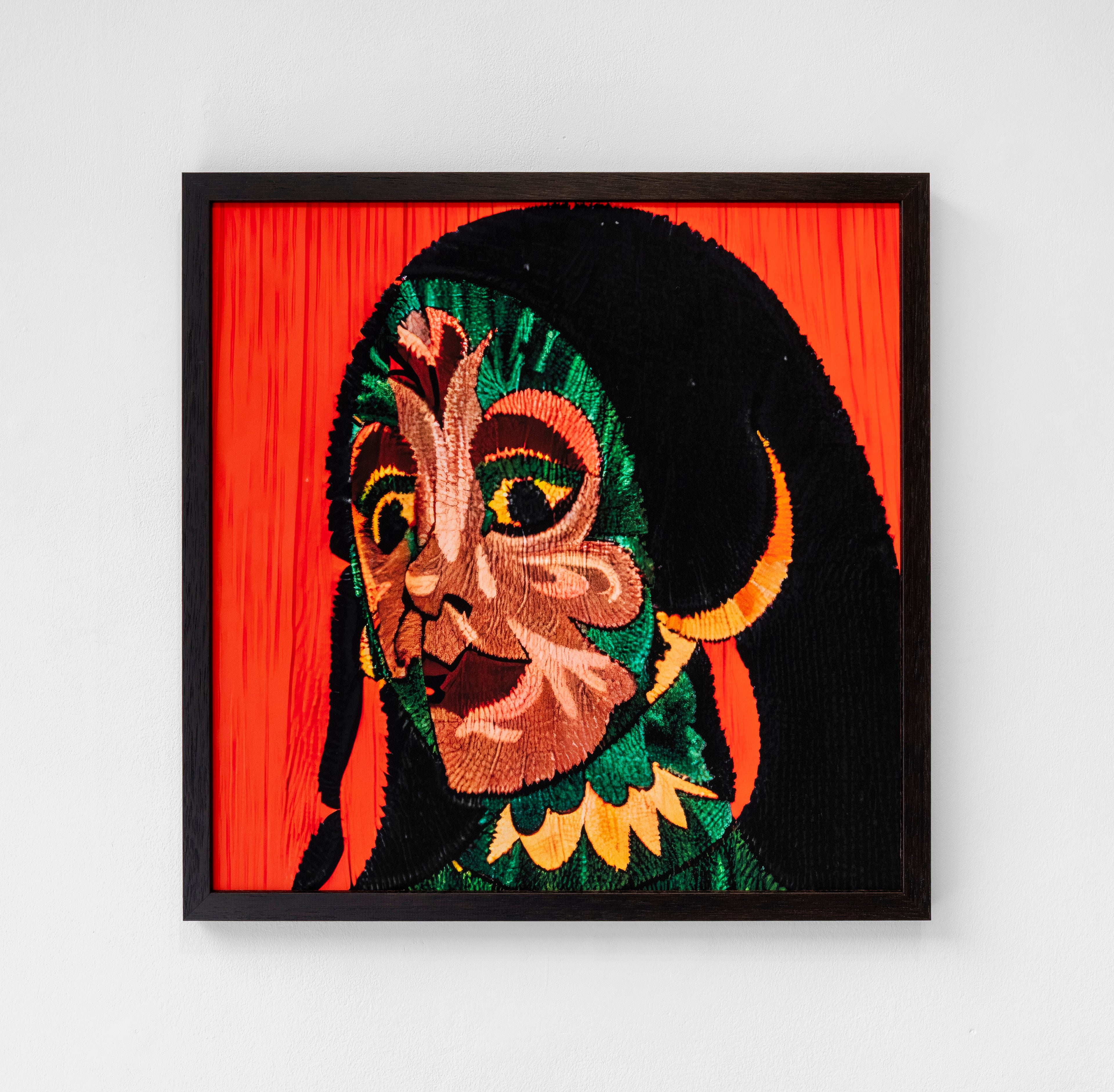 AI Suzani series: Self-exoticisation Archives II, video still III