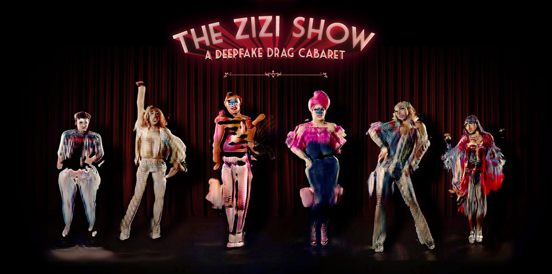 Zizi Show 2020, montage of deepfake drag artists