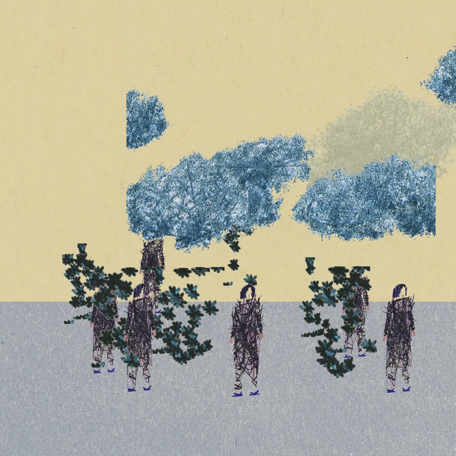 “Work in Progress: [ grass in my hair and clouds at my feet ]” series 3