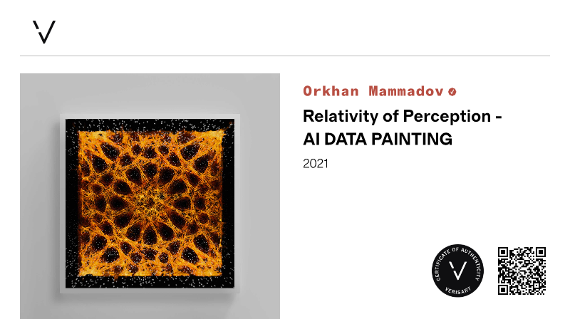 Relativity of Perception - AI DATA PAINTING